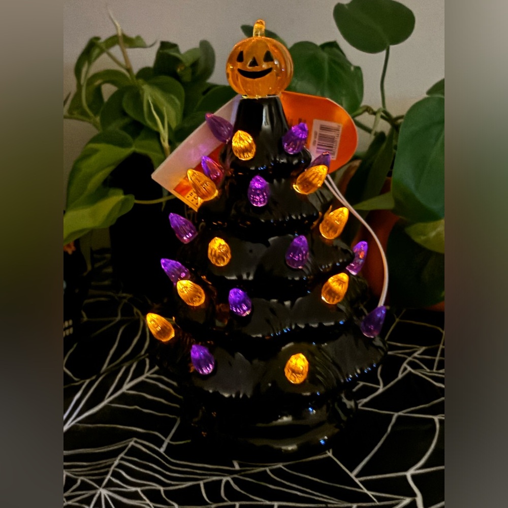Light up Ceramic Halloween Tree